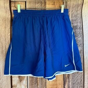 Nike Dri-FIT Soccer Shorts Royal‎ Blue Athletic Training Activewear Medium NWT
